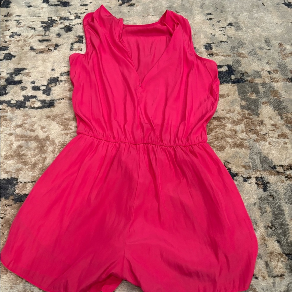 GAP Vibrant Pink Sleeveless Romper